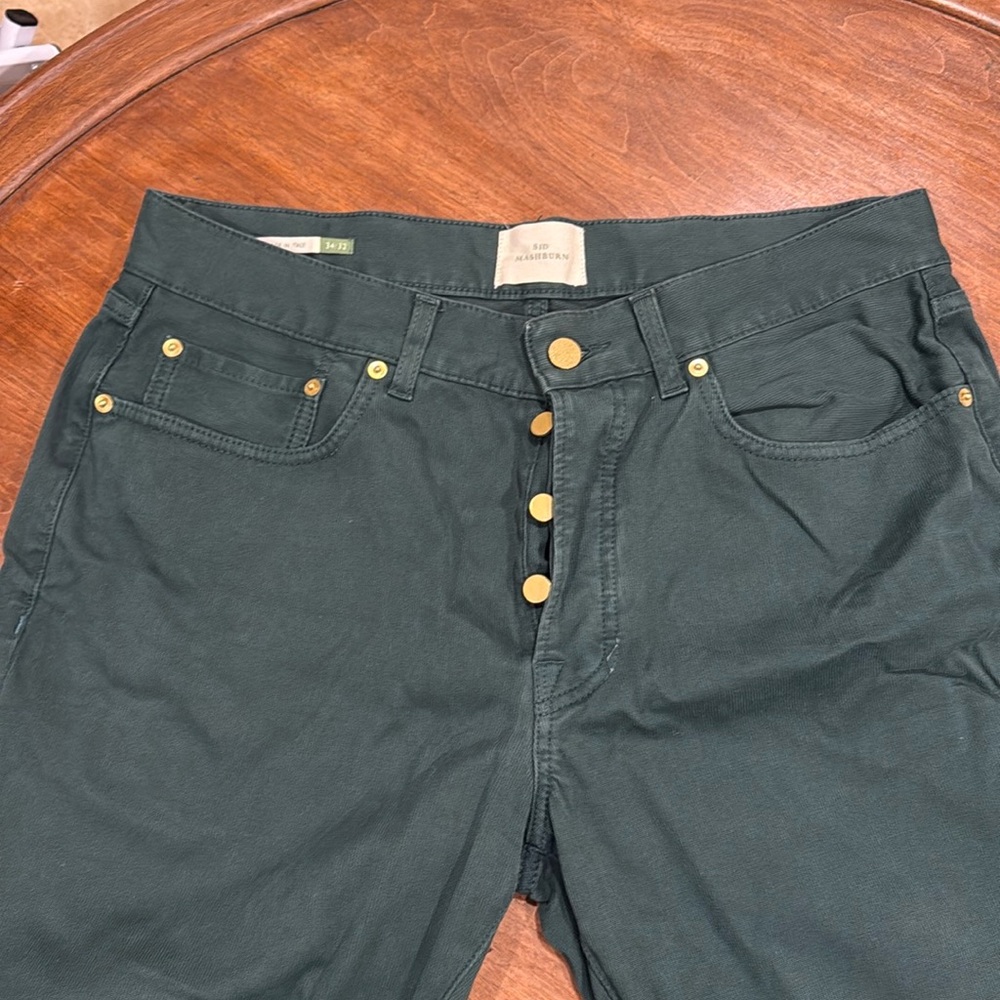 Sid Mashburn 5 pockets Pine Made in Italy